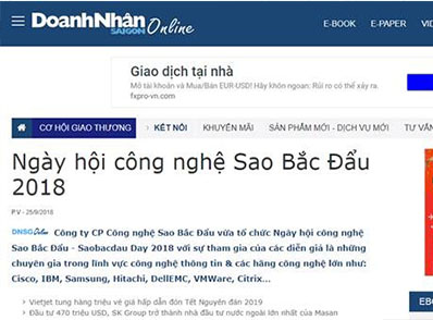 [DNSG] Ngày hội công nghệ Sao Bắc Dẩu 2018